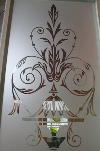 Decorazione sabbiata